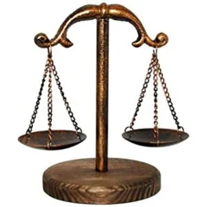 OwlGift Bandeja de metal Libra de estilo vintage con base_1