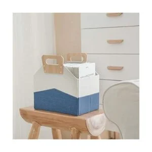 Soporte para revistas cesta de almacenamiento plegable_5