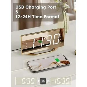 Reloj despertador para cama ruidoso para adultos con gran_6