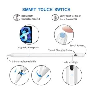 NTHJOYS Lápiz óptico activo para iOSAndroid con diseño_3