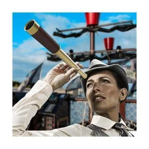 SSZS Telescopio monocular pirata 25 x 30 pulgadas de_4