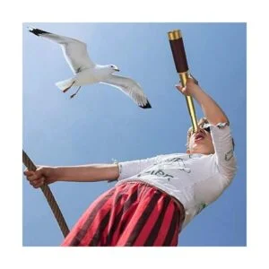 SSZS Telescopio monocular pirata 25 x 30 pulgadas de_5