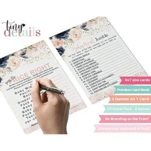 Paquete de juego de baby shower para 25 invitados juego_5