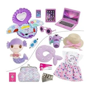 Srua Don American Maleta de muñeca de 18 pulgadas juego_2