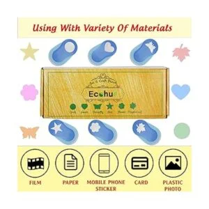 ECOHU Juego de 6 perforadores para manualidades de 1_3