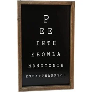 SIMPLY ANI Letreros de baño de granja letrero de baño_1