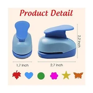 ECOHU Juego de 6 perforadores para manualidades de 1_4