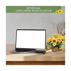 Lilithye Flores artificiales flores de girasol de seda_6