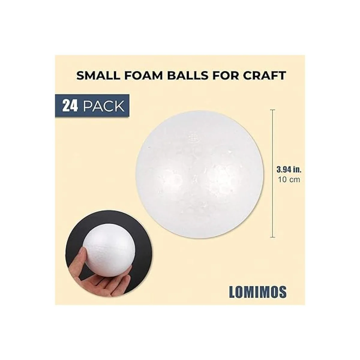 LOMIMOS 24 bolas de espuma de 4 pulgadas bolas de_2
