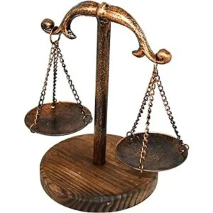 OwlGift Bandeja de metal Libra de estilo vintage con base_2