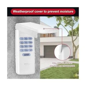 LPWKPMDTK Megacode 318MHZ Teclado inalámbrico para_4