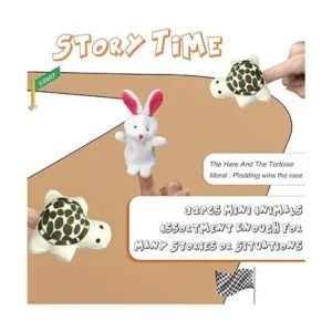 32 marionetas de dedo para niños pequeños animales de_3