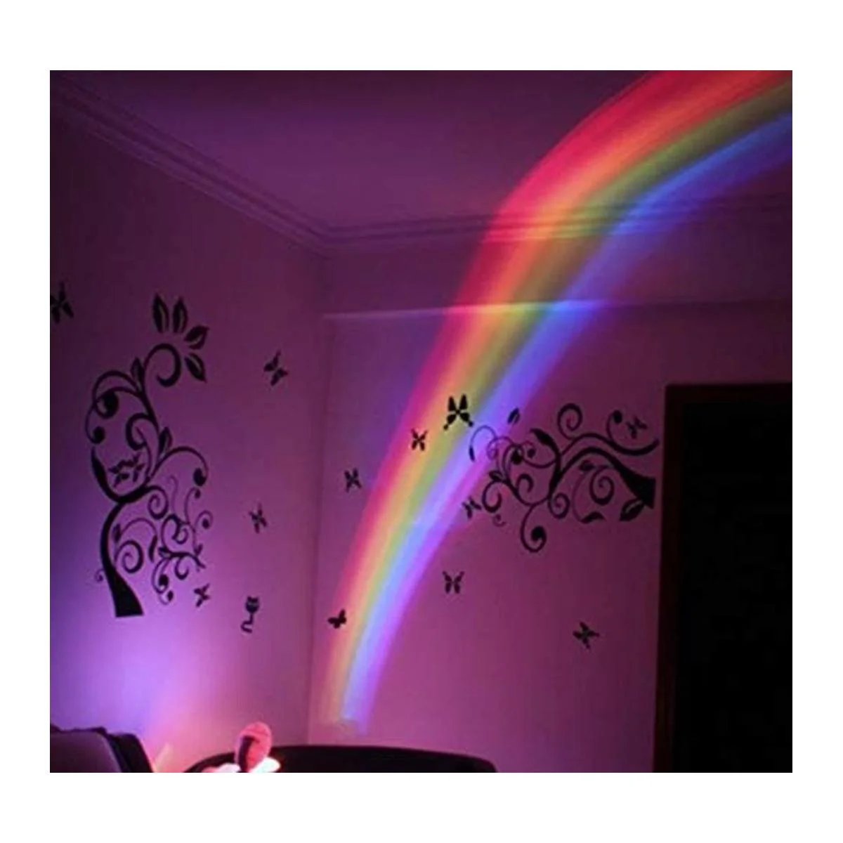 Xdalula Luces LED de arco iris lámpara de proyector de_5