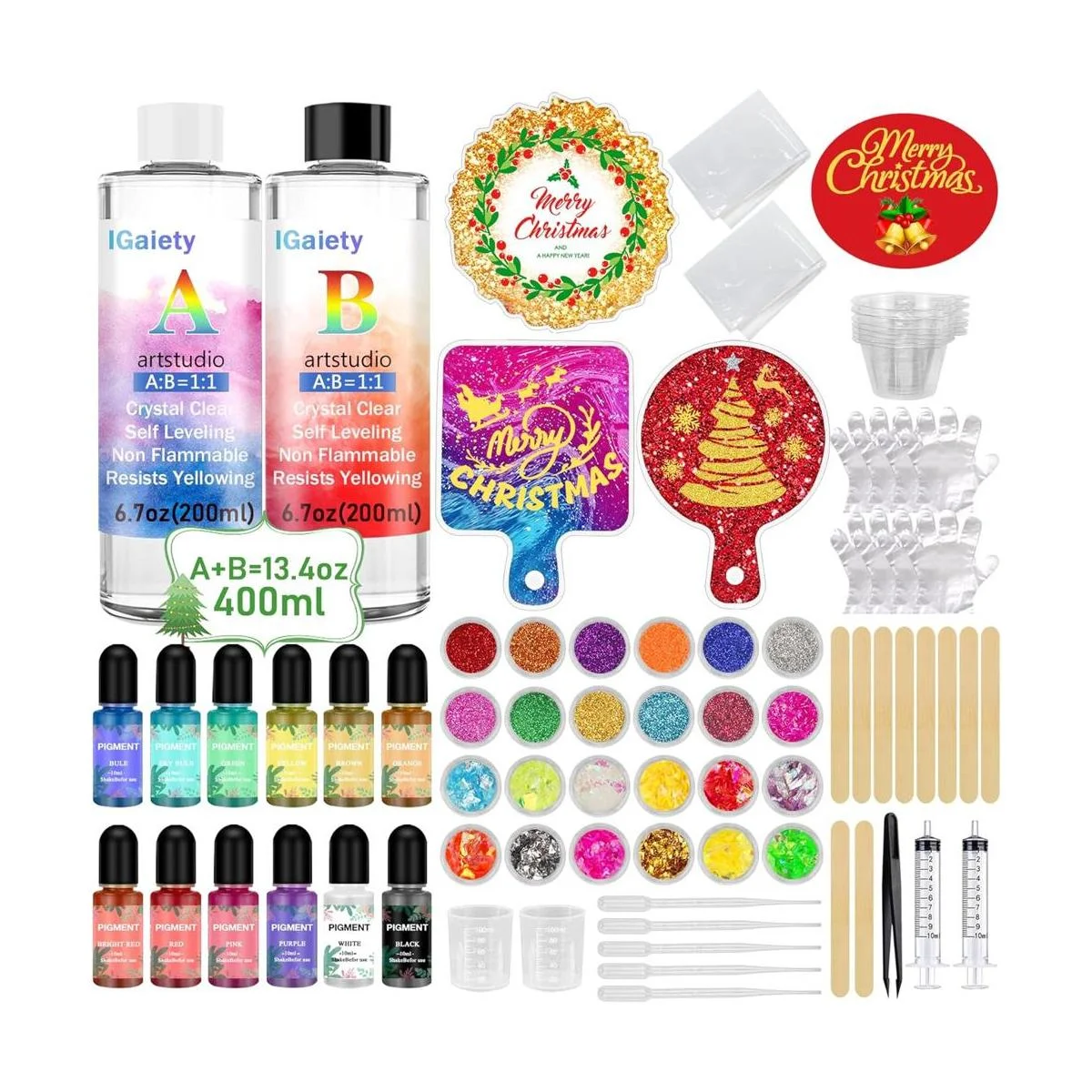 Moldes de resina para posavasos de silicona kit de tabla_1