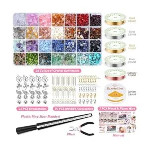 Kit de fabricación de anillos con cuentas de cristal_3