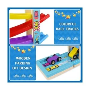 Juguetes Montessori para niños pequeños juguete de pista_4