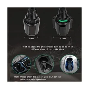 leQuiven Soporte para teléfono de coche compatible con_5