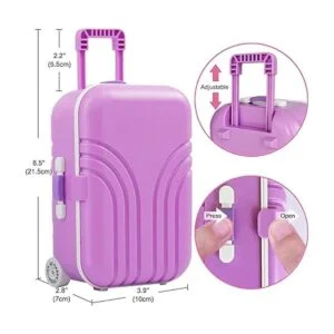 Srua Don American Maleta de muñeca de 18 pulgadas juego_4