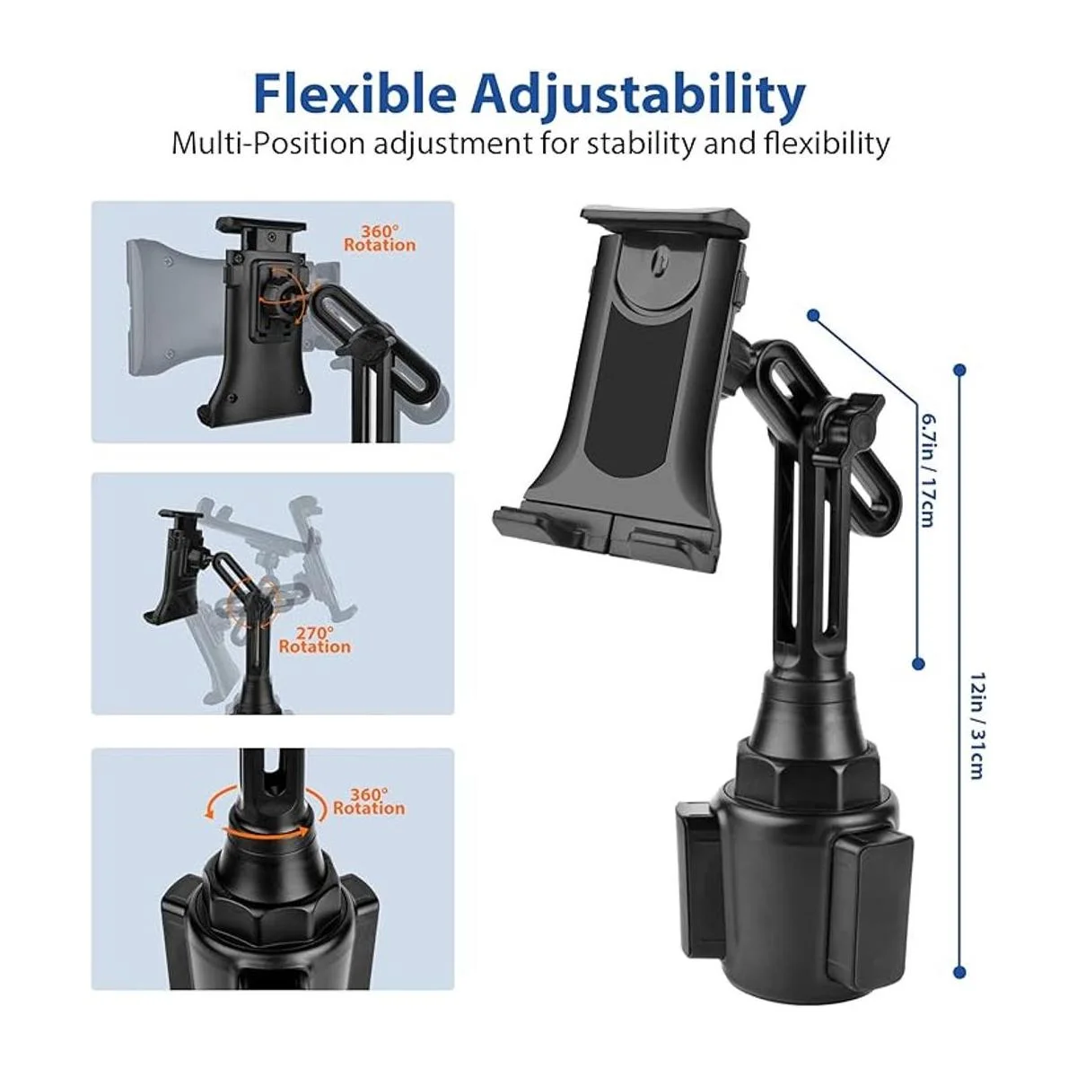 leQuiven Soporte para teléfono de coche compatible con_4