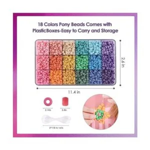 Fire Beetle Juego de 2600 piezas de cuentas de poni juego_2