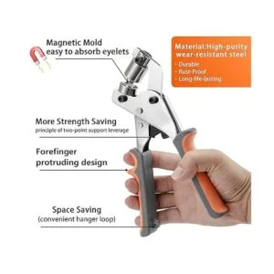 IMLIKE Kit de herramientas con ojales kit de_4