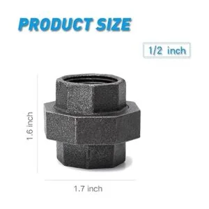 Home TZH Unión de hierro fundido de 12 pulgadas paquete_2