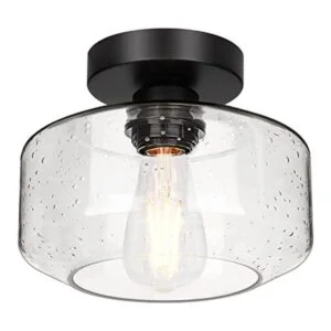 Lámpara de techo industrial semiempotrada bombilla LED de_1