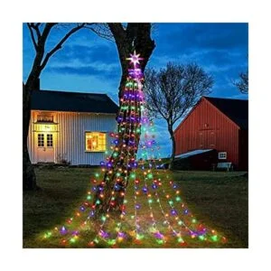 PUHONG Guirnalda de luces que cambian de color con_1