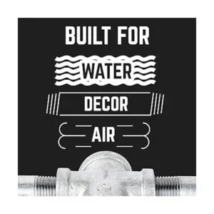 PIPE DCOR Brida de piso de hierro maleable galvanizado_4