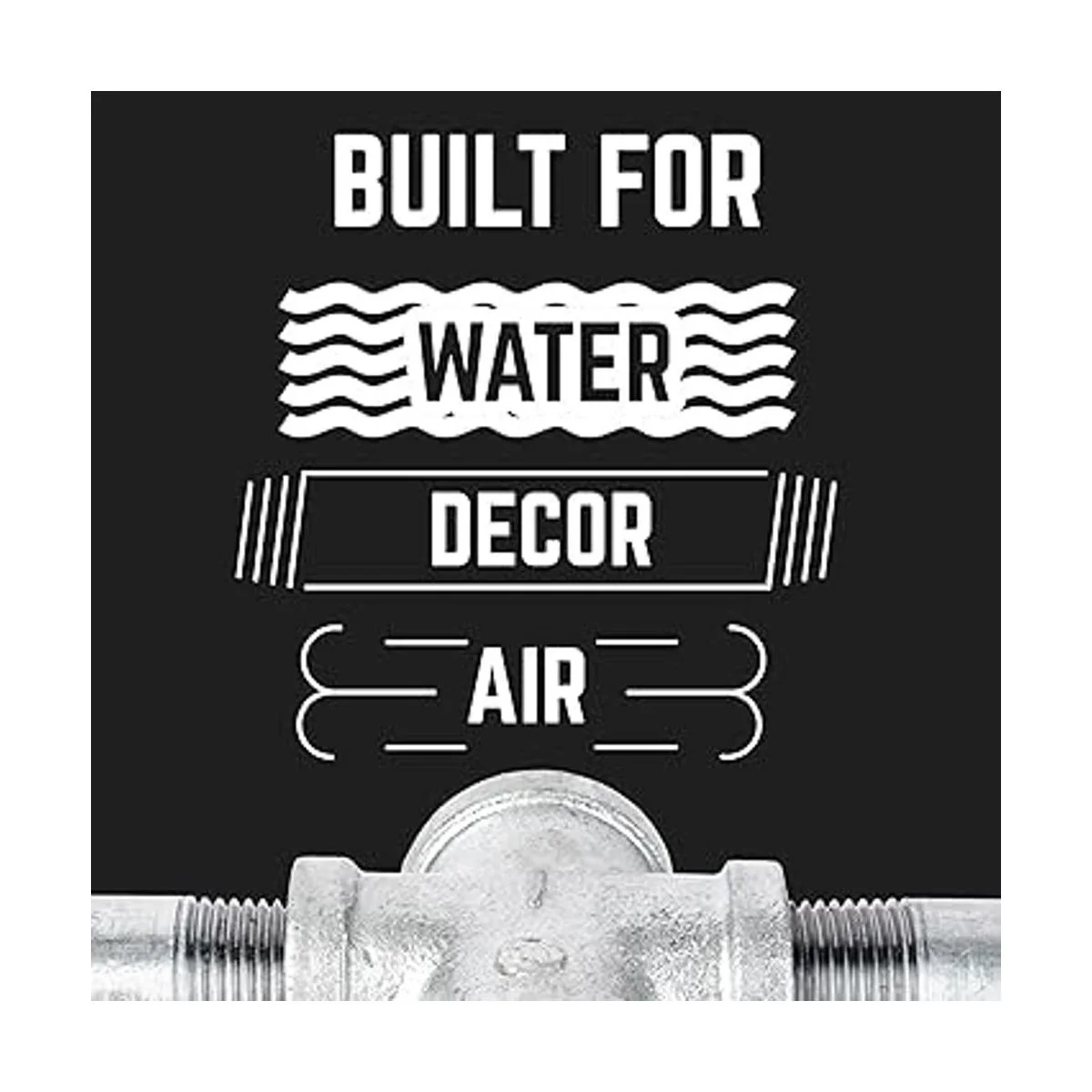 PIPE DCOR Brida de piso de hierro maleable galvanizado_4