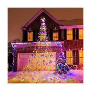 PUHONG Guirnalda de luces que cambian de color con_6