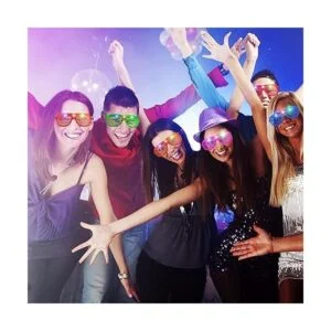 SHQDD Paquete de 40 gafas iluminadas 5 lentes LED de_6