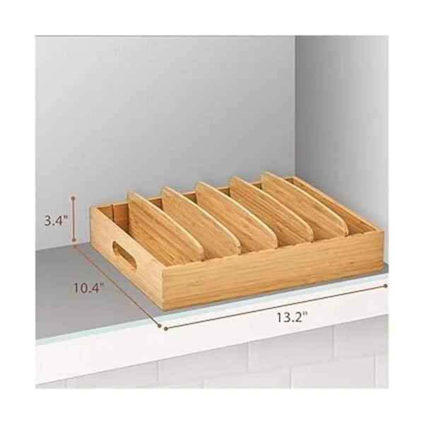 Organizador de armario de cocina para tapas de_6