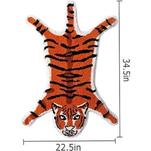 Alfombra con forma de tigre bonita alfombra de baño de_6