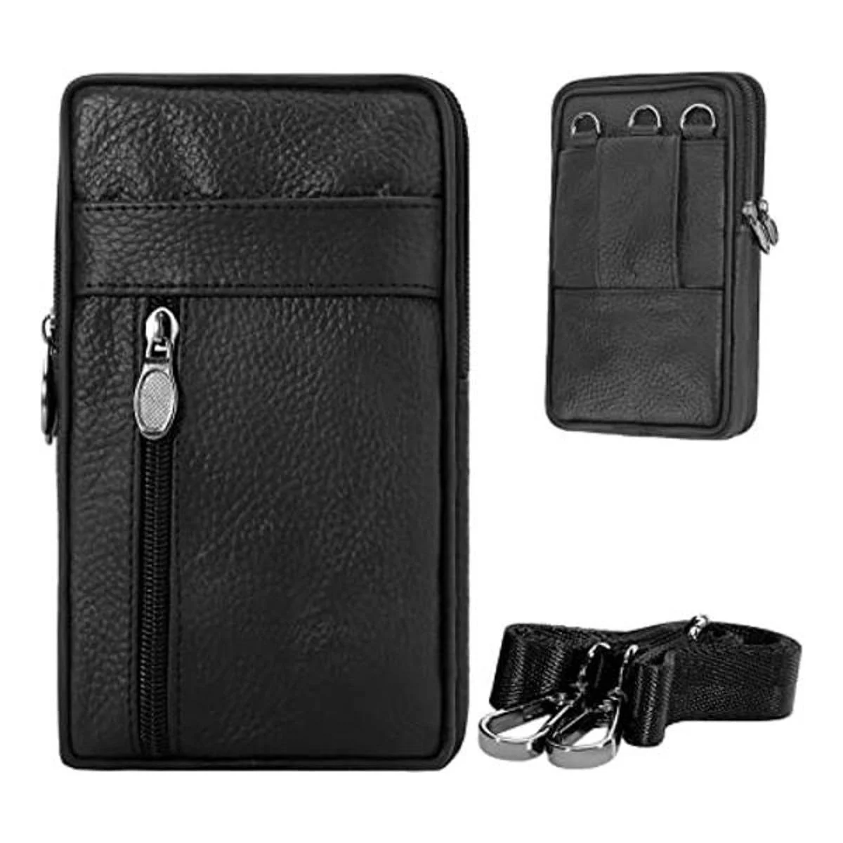 DOB SECHS Bolsa de cuero para teléfono celular bolsa de_1