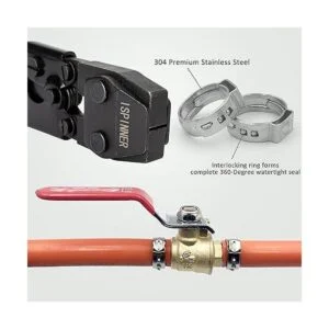 ISPINNER PEX Herramienta de crimpado para abrazaderas PEX_5