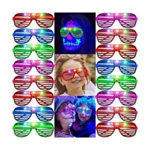 SHQDD Paquete de 40 gafas iluminadas 5 lentes LED de_1