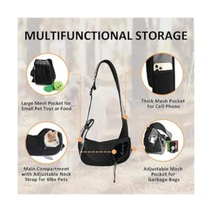 Gloppie Bolsa de viaje para perros pequeños para mascotas_3