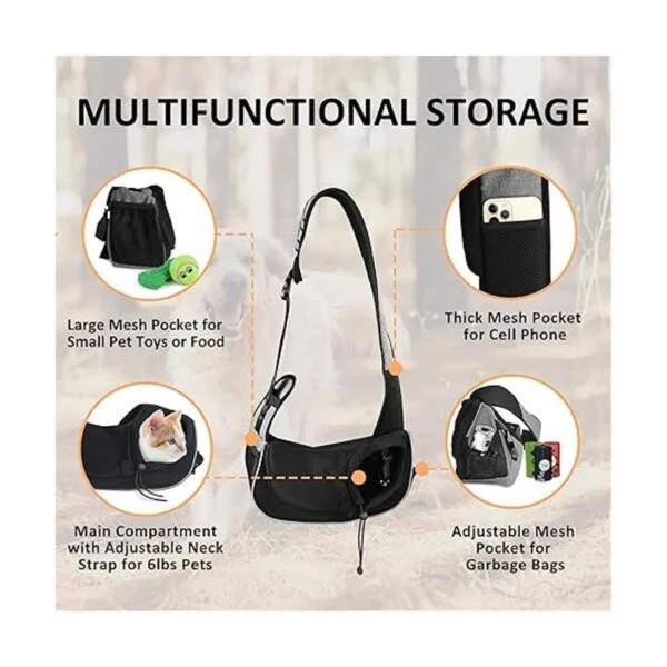 Gloppie Bolsa de viaje para perros pequeños para mascotas_3