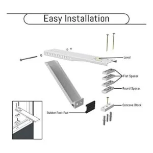 BJADES Soporte universal de aire acondicionado para_6