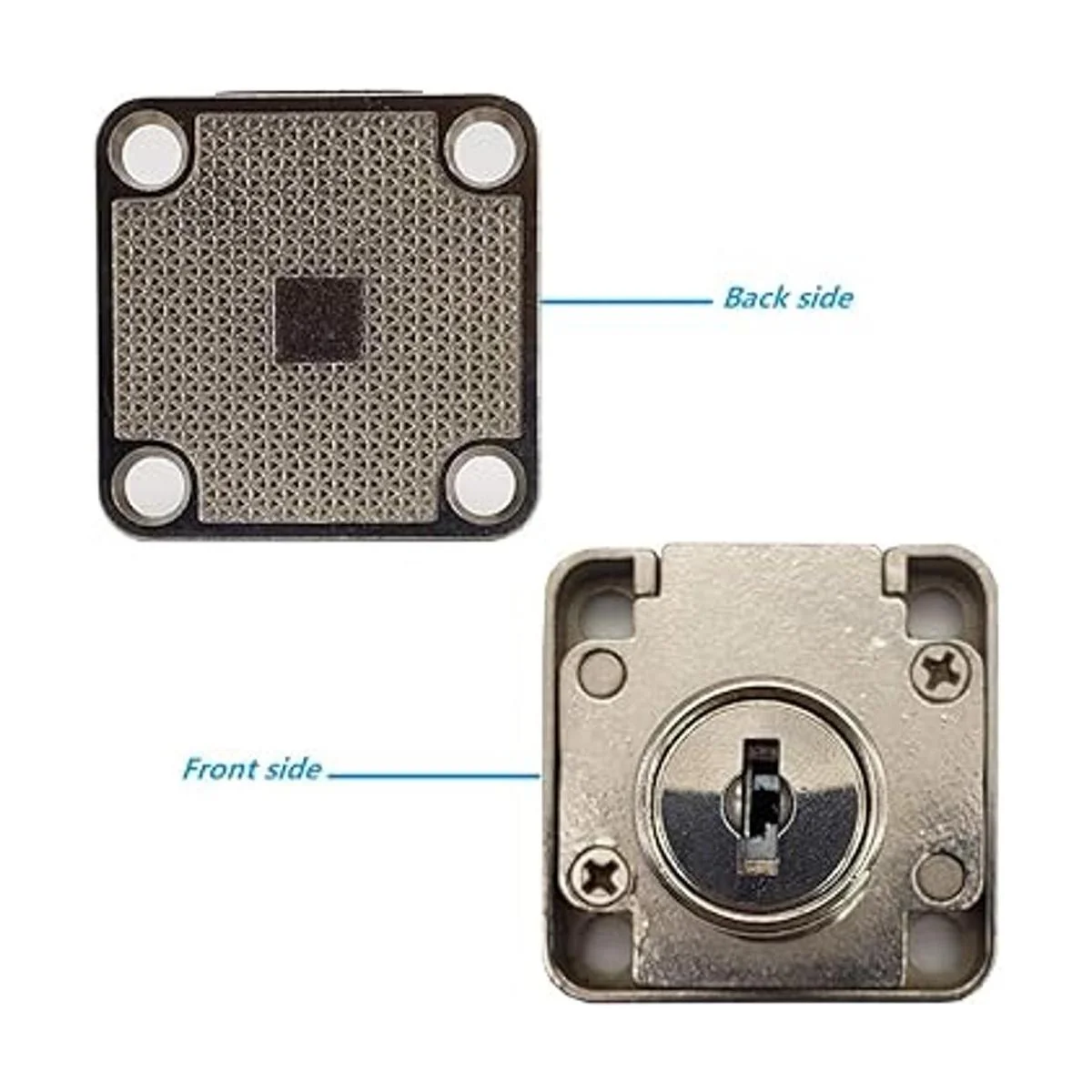 4 juegos de cerradura de muebles de PUROCEAN con llave_4