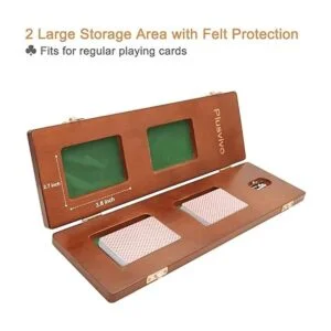 Plusvivo Juego de mesa de 3 pistas tableros de madera de_2