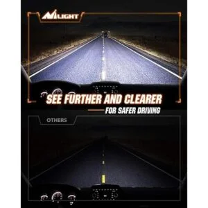 Nilight Bombillas HID D2S para faros delanteros 6000 K_3