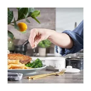 enkiware Cuencos de sal y pimienta con tapa juego de 2_6