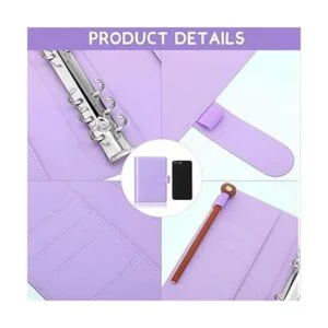 5 unidades A6 de piel sintética para cuadernos de 6_3