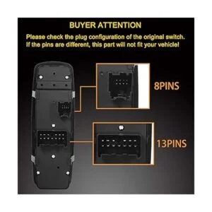 Master Power Window Switch Requiere control de 813_2