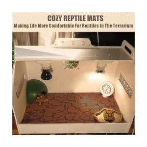 Tfwadmx Alfombra de arena para reptiles con forro de_2