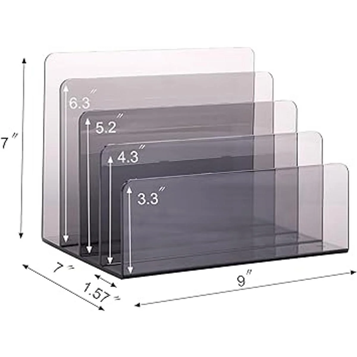 Sooyee Organizador de archivos organizador de carpetas de_5