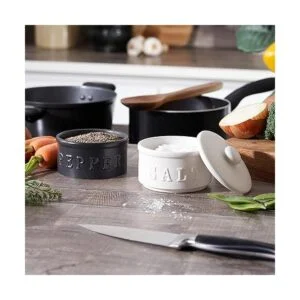 enkiware Cuencos de sal y pimienta con tapa juego de 2_4