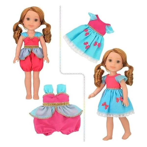 SOTOGO 11 juegos de ropa de muñeca American Wellie ropa_4